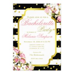 Bachelorette Party | Stripes and Confetti Card