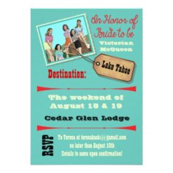 Bachelorette Weekend Getaway Party Invitations - Image 2