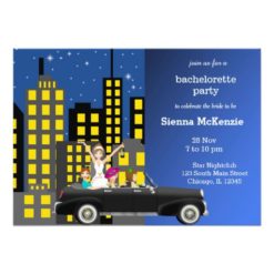 Bachelorette party card