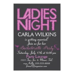 Bachelorette party invitation