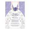 Beautiful Bride Glitter Bridal Shower Invitation