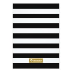 Black And Gold Baby Shower Invitation - Image 2