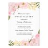 Blush White Botanical Floral Sweet Sixteen Invite