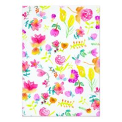 Boho bouquet floral watercolor wreath bridesmaid card - Image 2
