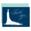 Bridal Shower Flat Thank You Cards | Wedding Gown
