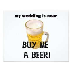 Buy Me a Beer Bachelor Party Tshirts and Gifts Card