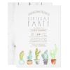 Cactus Garden | Watercolor Birthday Party Invite
