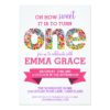 Candy Theme 1st Birthday Party Sprinkles Invite