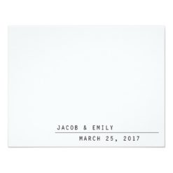 Carly Modern Thank you card