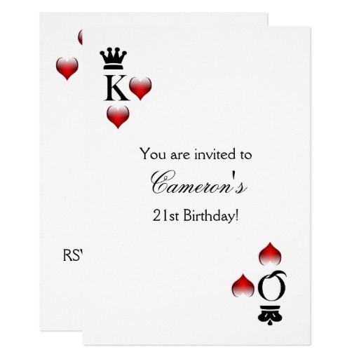 Casino party Invitation