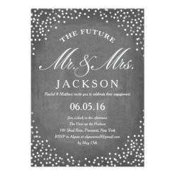 Chalkboard Future | Engagement Party Card