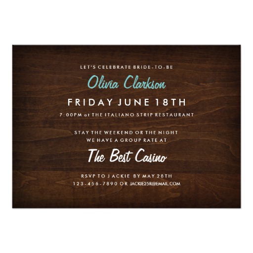 Chic Las Vegas Sign Bachelorette Party Invitation - Image 2