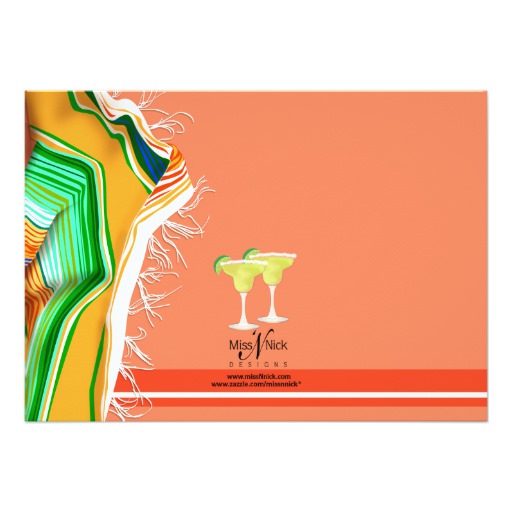 Chic and Contemporary Margarita Party Card - Image 2