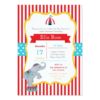 Circus Carnival Baby Shower Invitations