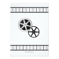 Contemporary Movie Fan Rehearsal Dinner Invitation - Image 2
