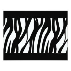 CustomInvites Zebra Bachelor Party Invitations - Image 2