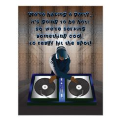 DJ Bachelor Bachelorette Surprise Party Invitation