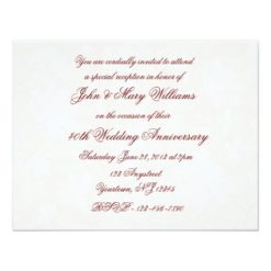 Damask 40th Wedding Anniversary Invitation - Image 2