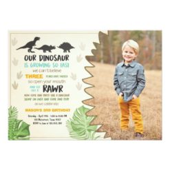 Dinosaur birthday invitation Dinosaur Party Invite