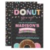 Donut Birthday Invitation Donut Grow Up Party