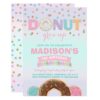 Donut Birthday Invitation Donut Grow Up Party