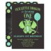 Dragon 1st Birthday Invitation w/ optional photo