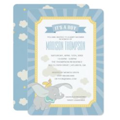 Dumbo | Boy Baby Shower Card