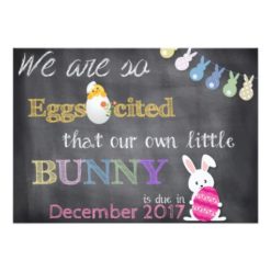Eggscited Easter Pregnancy Reveal Announcement