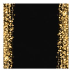 Elegant 50th Wedding Anniversary Sparkles Gold Card - Image 2