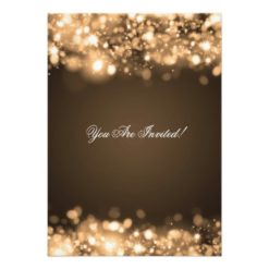 Elegant Bachelorette Party Sparkling Lights Gold Card - Image 2