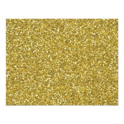 Elegant Faux Gold Glitter Thank You Card - Image 2