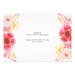 Elegant Floral Bachelorette Party Invitations - Image 2