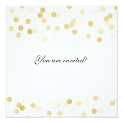 Elegant Rehearsal Dinner Gold Foil Glitter Lights Card - Image 2
