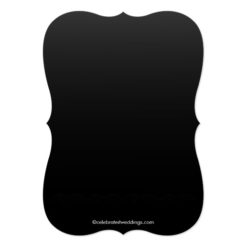 Elegant Vintage Black Flourish Anniversary Party Card - Image 2