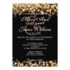 Elegant Wedding Gold Lights Card
