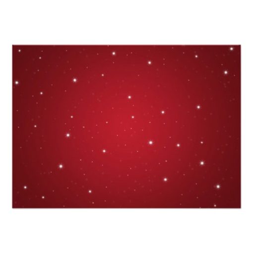 Elegant Wedding Thank You Note Night Dazzle Red Card - Image 2