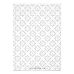 Elegant navy blue Bridal Shower Invitation - Image 2