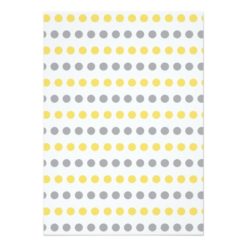 Elephant Baby Shower Invitation Yellow and Grey - Image 2