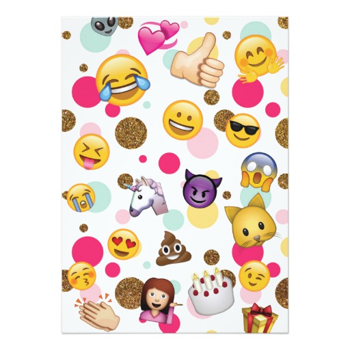 Emoji Birthday Invitation - Emoji Themed Invites - Image 2