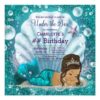 Ethnic Mermaid Under the Sea Birthday Party Card