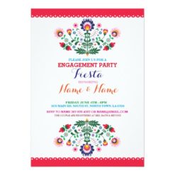 Fiesta Couples Shower Engagement Mexican Invite