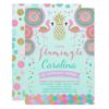 Flamingo Birthday Invitation Topical Party Invite