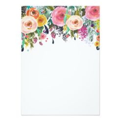 Floral baby shower invitation - Image 2