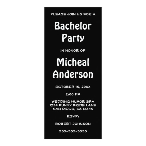 Funny Groom Humor Bachelor Party Invitation - Image 2