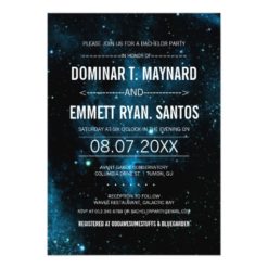Galaxy Bachelor Party Invite