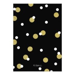 Gold Confetti Bash | Bachelorette Party Card - Image 2