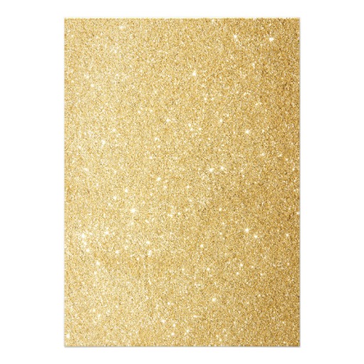 Gold Glitter Wedding Invitation - Image 2