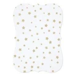 Gold Twinkle Twinkle Little Star Baby Shower Card - Image 2