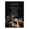 Gold and Black Masquerade Sweet 16 Ball Invitation