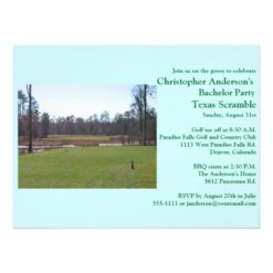 Golfer Golf Golfing  bachelor party. Card - Image 2